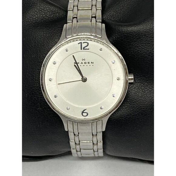 Skagen SKW2254 Womens Silver Stainless Steel Analog Dial Quartz Wrist Watch JK44 main image 9